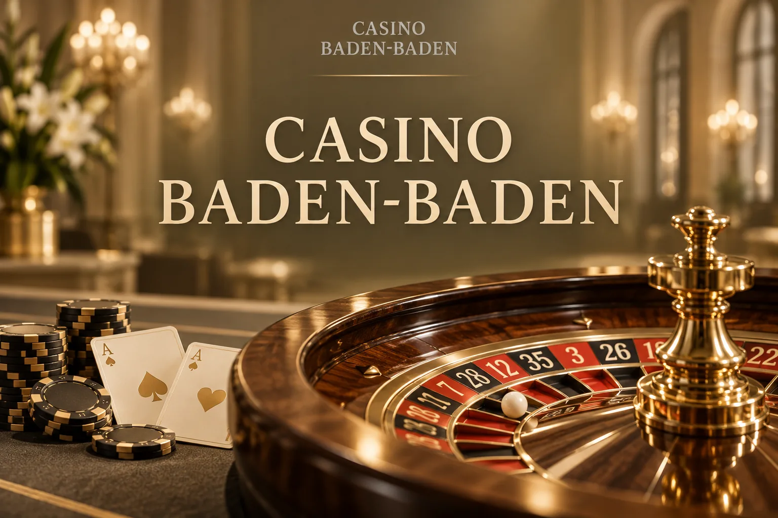 Casino Baden-Baden Online, Willkommenspaket 500 Euro und 100 Freispiele vor dem Benazet-Saal